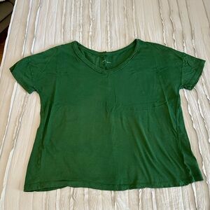 Aerie Oversized V-Neck Boyfriend T-Shirt | Size L